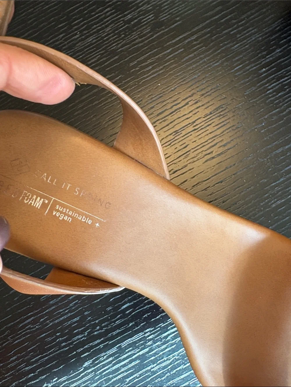 Call It Spring Brown Platform Block Heel Sandals